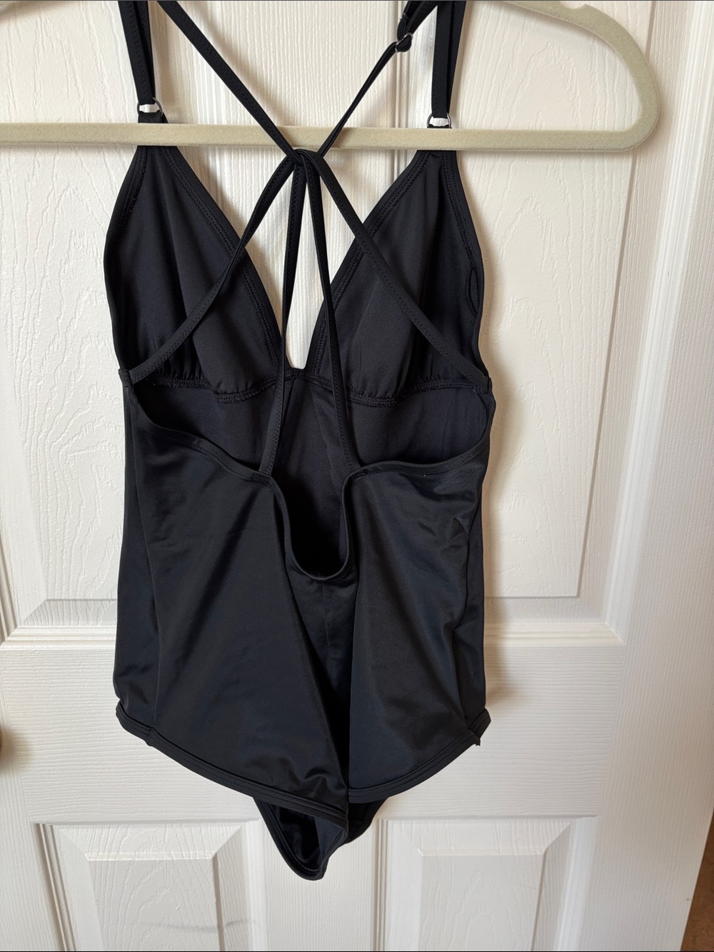 Adore Me Black Strappy Cutout One-Piece Swimsuit - Picture 2 of 3